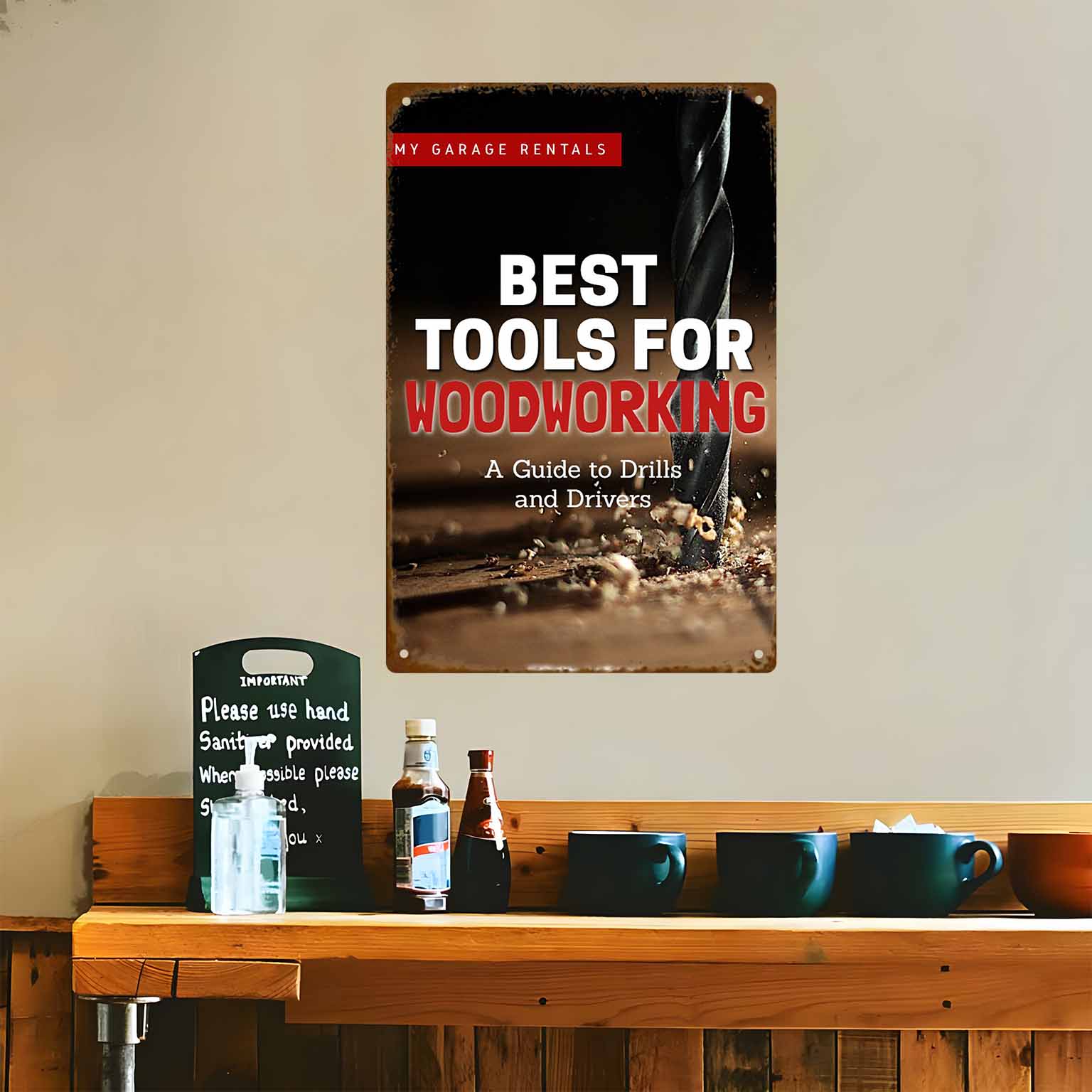 2D FLAT 1 Stück Metall-Wandsch – Gardening Tools Best Bewertung und Preis