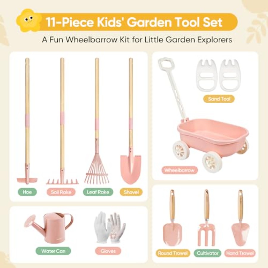 Gartenset mit Schubkarre, 11-t – Gardening Tools Japan Bewertung und Preis