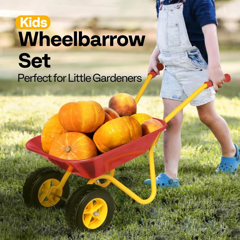 Kinder-Schubkarre mit Gartenwe – Gardening Tools Gifts Bewertung und Preis